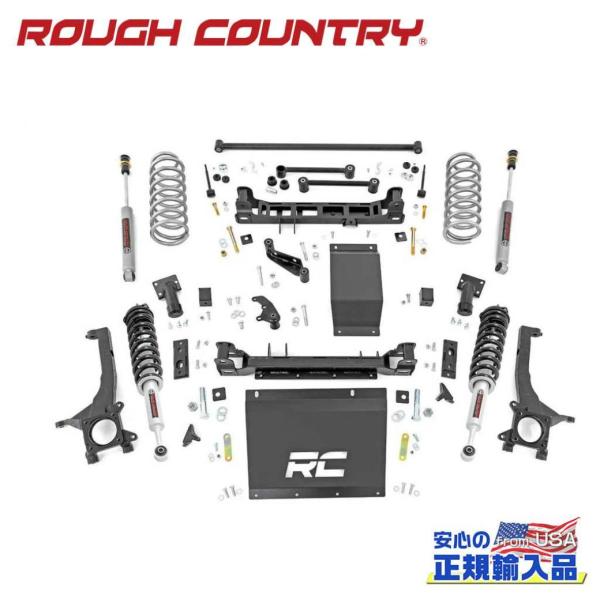[ROUGH COUNTRY(ラフカントリー)正規代理店]6インチ リフトアップキット N3 ストラ...