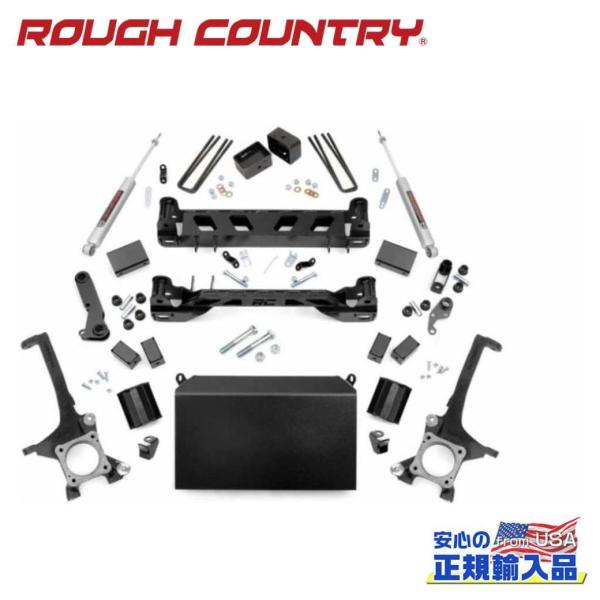 [ROUGH COUNTRY(ラフカントリー)正規輸入総代理店]4インチリフトキット ストラットスペ...