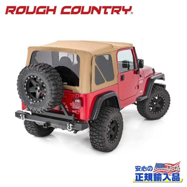 [ROUGH COUNTRY(ラフカントリー)正規品]交換用 ソフトトップ ハーフドア用・スパイス ...