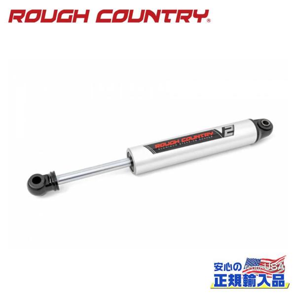 [ROUGH COUNTRY(ラフカントリー)正規品]V2 ステアリングスタビライザー 1本 ジープ...