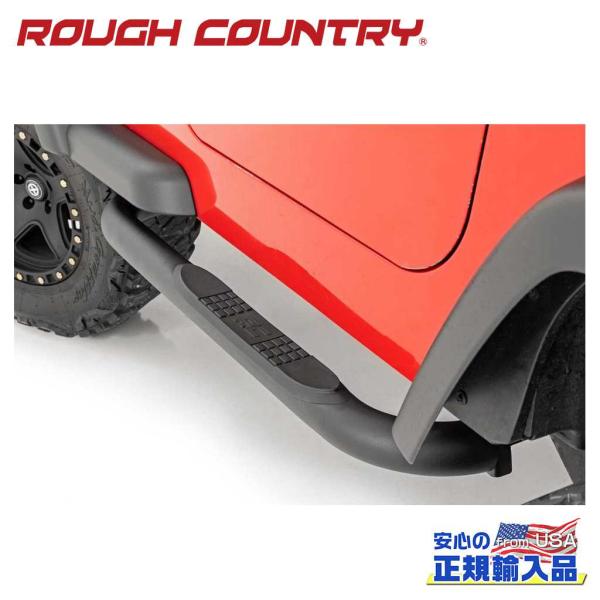 [ROUGH COUNTRY(ラフカントリー)正規品]ナーフステップ/サイドステップ 一台分 Jee...