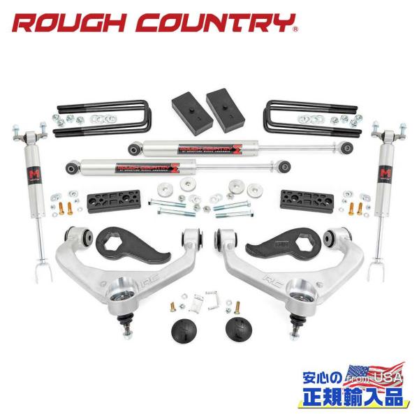 [ROUGH COUNTRY ラフカントリー]3インチリフトアップキット/サスキット M1モノチュー...
