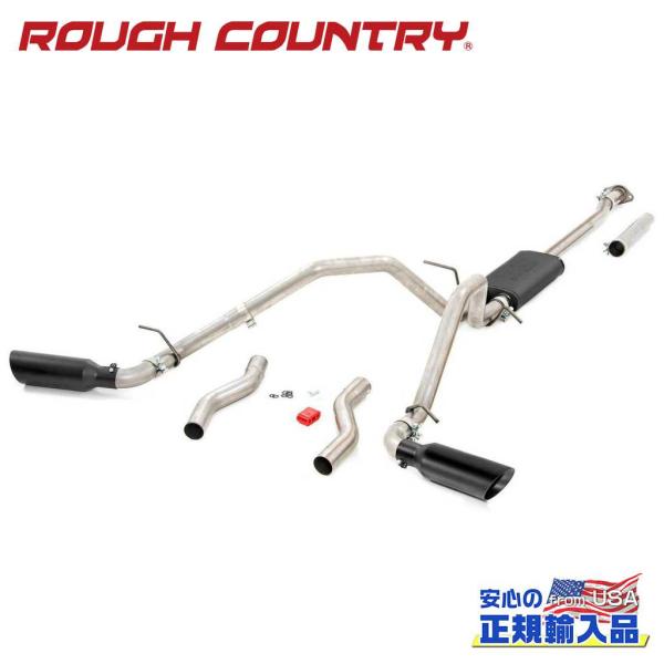 [ROUGH COUNTRY(ラフカントリー)正規品]キャットバック マフラー 5.7L/V8用 D...