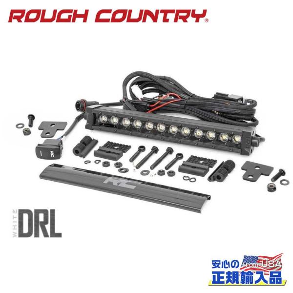 [ROUGH COUNTRY ラフカントリー]12インチ LEDライトキット ブラックシリーズ・ホワ...