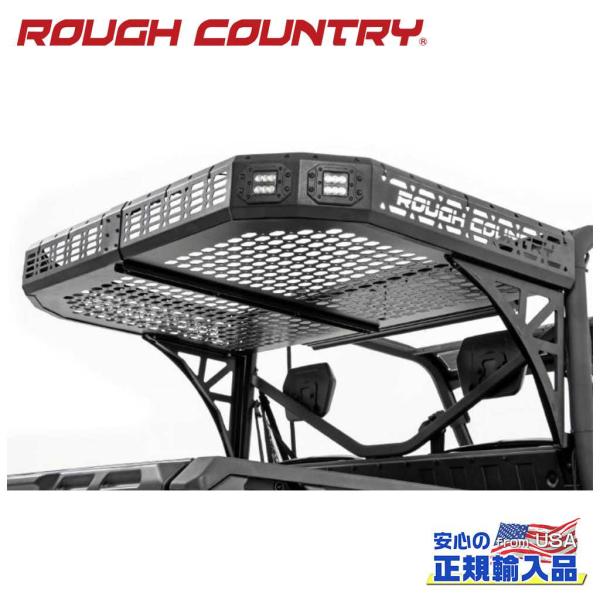 [ROUGH COUNTRY(ラフカントリー)正規品]カーゴラック LEDライト付き DEFENDE...