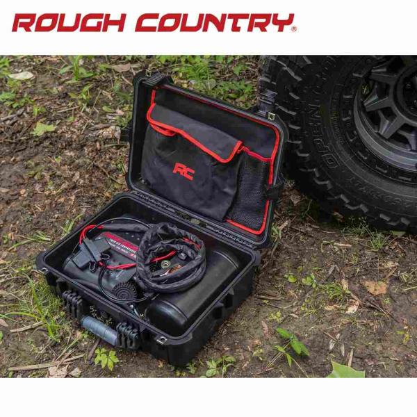 [ROUGH COUNTRY 正規品] ポータブルツインモーター エアコンプレッサー 12V 150...