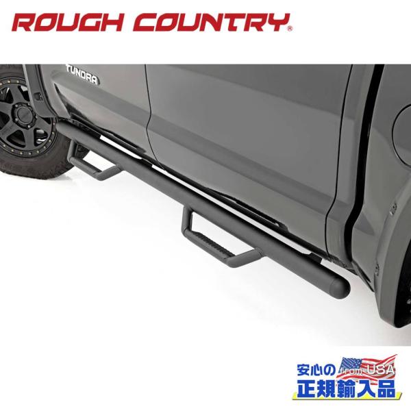 [ROUGH COUNTRY(ラフカントリー)正規品]ナーフステップ/サイドステップ 一台分 4ステ...