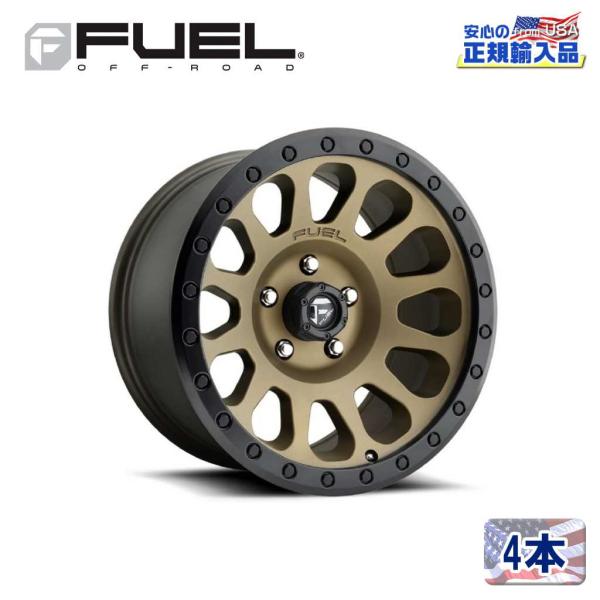 [FUEL OFFROAD(フューエル)]17インチアルミホイール 4本セット D600 VECTO...