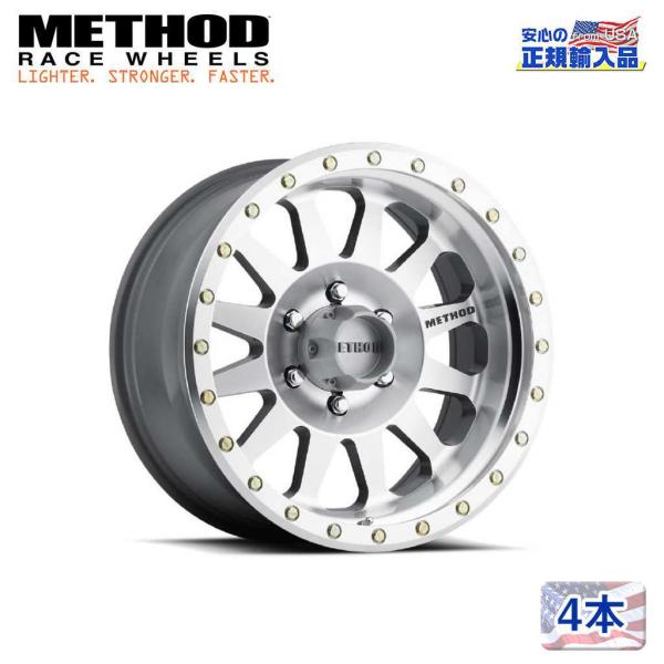 [Method メソッド 正規代理店]17インチアルミホイール 4本セット MR304 Double...