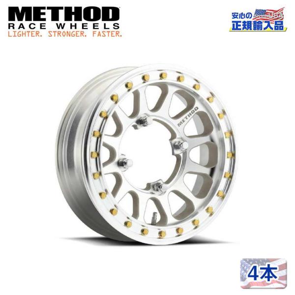 [Method メソッド 正規代理店]15インチアルミホイール 4本セット MR401-R UTV ...