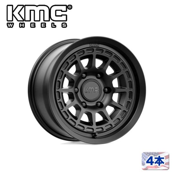[KMC 日本販売代理店]16インチアルミホイール 4本 KM719 CANYON 16×8J 6H...