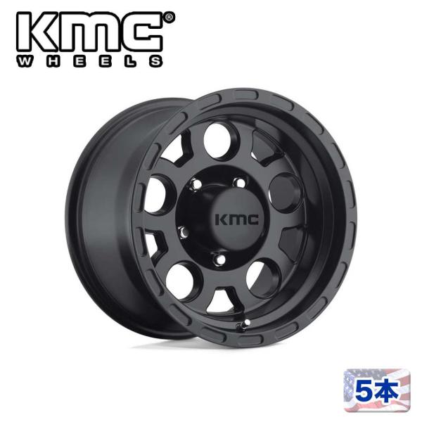 [KMC 日本販売代理店]16インチアルミホイール 5本 KM522 ENDURO 16×8J 5H...