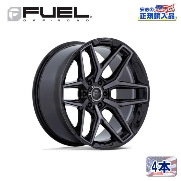 [FUEL OFFROAD 正規代理店] 18インチアルミホイール 4本 FC854BT FLUX ...