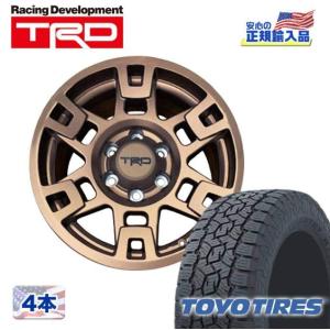 TOYOTA TRDホイール、タイヤ4個セット TRD [US TOYOTA 正規品]TRD17インチ ホイール ブロンズ 4本セット