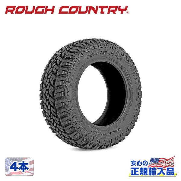 [ROUGH COUNTRY ラフカントリー]20インチタイヤ 4本 OVERLANDER M/T ...