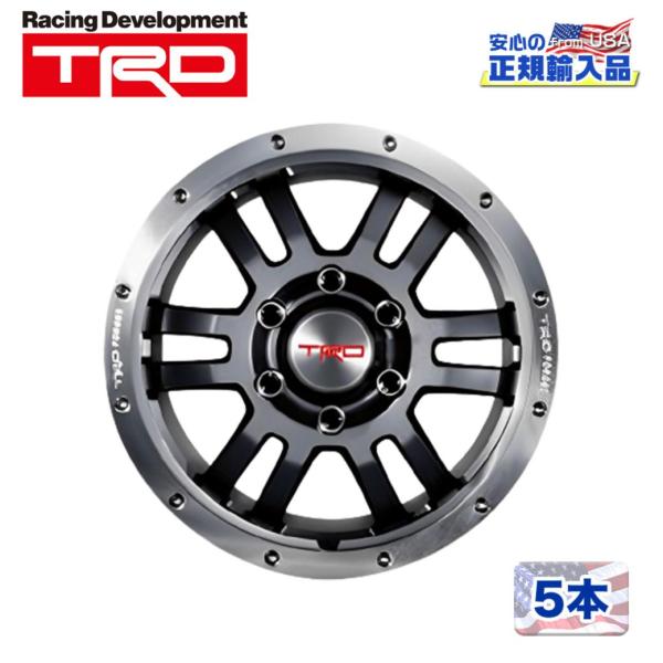 [TRD(ティーアールディー)正規品] 17インチアルミホイール 5本 17×8J 5H 150 +...