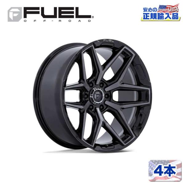 [FUEL (フューエル) 正規品]17インチホイール 4本セット FLUX 17×9 6H 139...