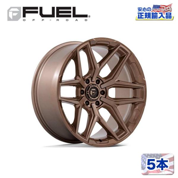[FUEL (フューエル) 正規品]22インチホイール 5本セット FLUX 22×12 5H 12...