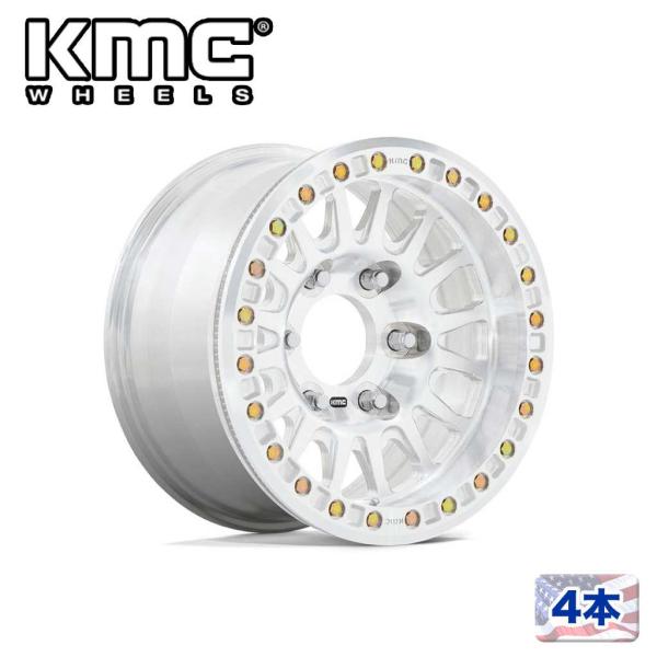 [KMC 正規品]18インチホイール 4本 KM445 IMPACT FORGED BEADLOCK...