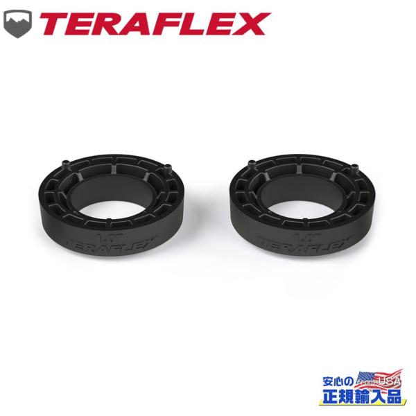 [TERAFLEX テラフレックス]1インチ(25mm) フロント コイルスペーサーキット 2個 J...