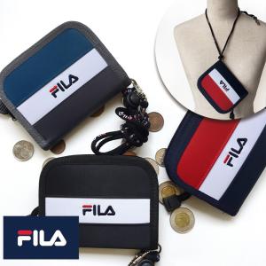 ＼／FILA フィラ FL122 2つ折り財布 ラウンドファスナーウォレット