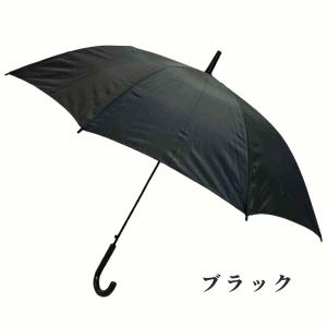傘 60cm ジャンプ傘 ブラック色 ダークブ...の詳細画像1