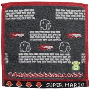 丸眞 ハンドタオル 任天堂 マリオ 25×25cm クッパ城ステージ 綿100% 4485005100｜domarushop