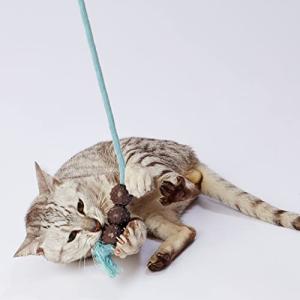 ペティオ(Petio) 猫用おもちゃ Ethical Door エシカルドア ナチュラルアーストイ ラバーボールとロープのセット｜domarushop
