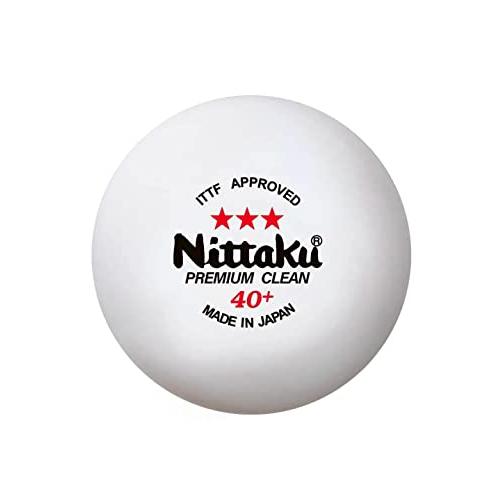 ニッタク（Nittaku） 卓球 ボール 3スター プレミアム クリーン 3個入 抗ウイルス・抗菌 ...