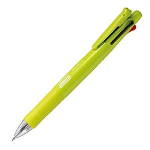 ゼブラ 多機能ペン 4色+シャープ クリップオンマルチF アクティブグリーン PB4SA1ACG｜domarushop
