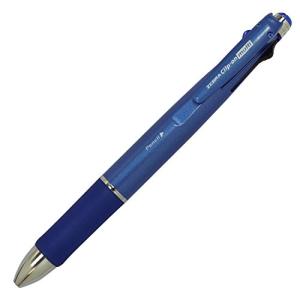 ゼブラ 多機能ペン 4色+シャープ クリップオンマルチ1000 青 B4SA2-BL 14.87cm×1.4cm｜domarushop