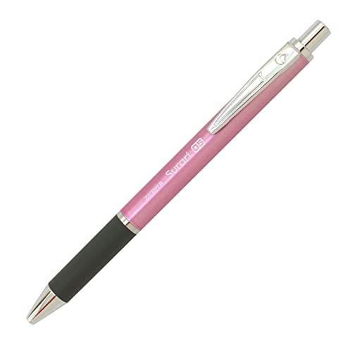 ゼブラ 油性ボールペン スラリ300 0.5 ピンク BAS38-P