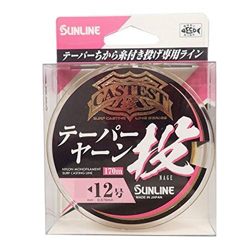 サンライン(SUNLINE) ナイロンライン CASTEST テーパーヤーン投 170m単品 4-1...