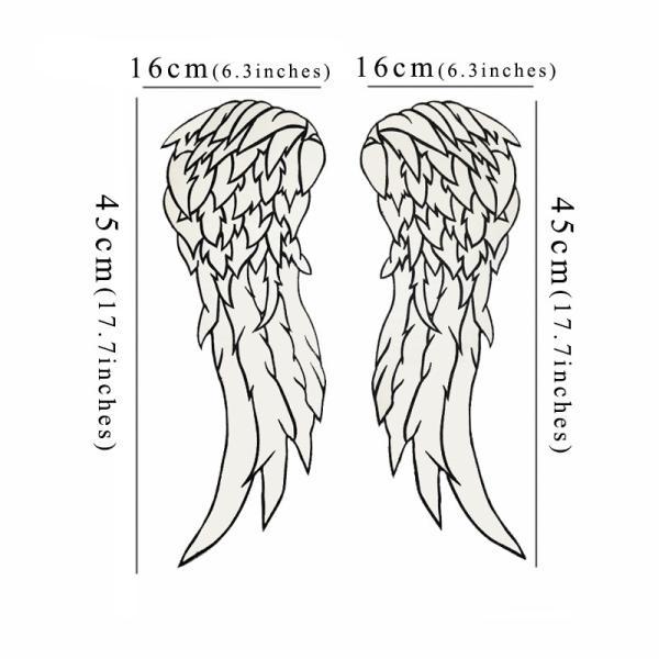 シグナル ウィング ダリル・ディクソン デザイン ■ 刺繍 パッチ 特大 バイカー ジャケット オー...