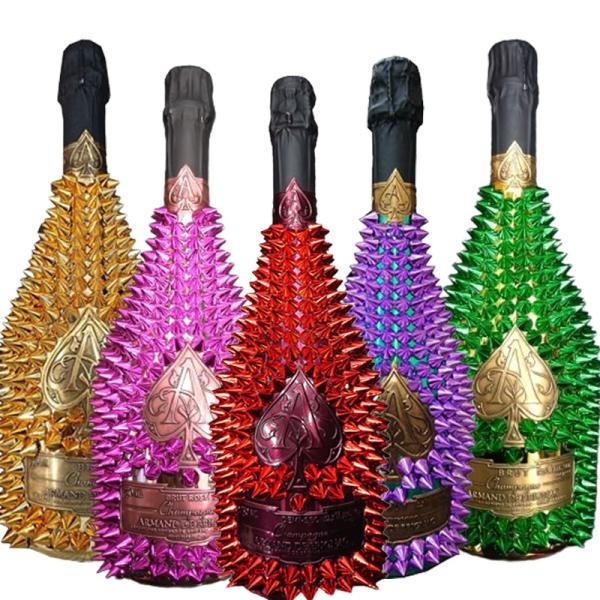アルマン ド ブリニャック  デコレーションボトルセット 750ml×5本［フランス シャンパン パ...
