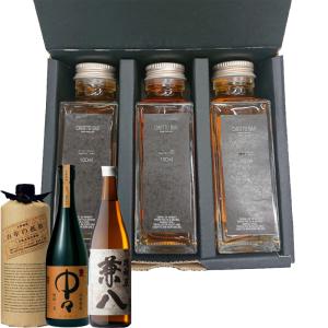 CHOTTO BAR ソムリエ厳選！プレミアム 麦焼酎 セット 100ml ×3本セット [百年の孤独 中々 兼八 焼酎 セット※TKDonline より発送]