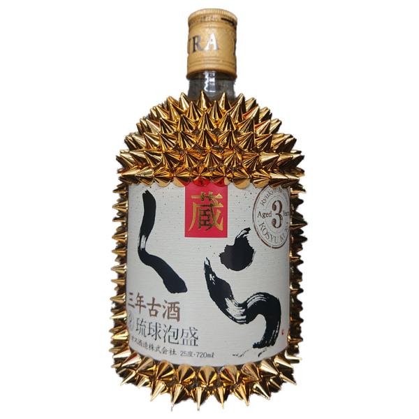 ヘリオス酒造 くら　沖縄 ３年古酒 デコレーションボトル 泡盛 720ml ×1本