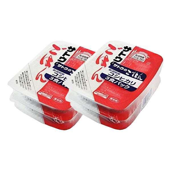 ［送料無料］さとうのご飯 200g・3パック×2セット（国産）  新潟県産コシヒカリ 非常食