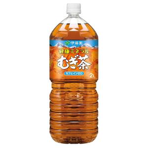 伊藤園 健康ミネラルむぎ茶 2000ml PET (1ケース/6本)［ノンカフェイン 麦茶 子供 妊娠中 たまひよ］｜don-online01