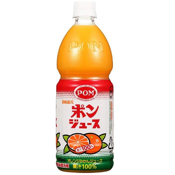 (1ケース6本) POM ポンジュース みかん（800ml PET / 1ケース / 6本入）(果汁...