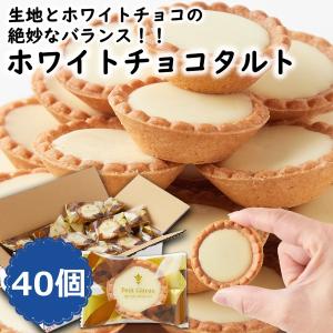 ホワイトチョコタルト 40個 焼菓子 スイーツ お菓子 おやつ 個包装 大容量 常温 プチギフト