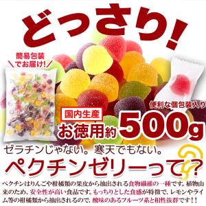 4種の フルーツ ペクチン ゼリー 500g(...の詳細画像3
