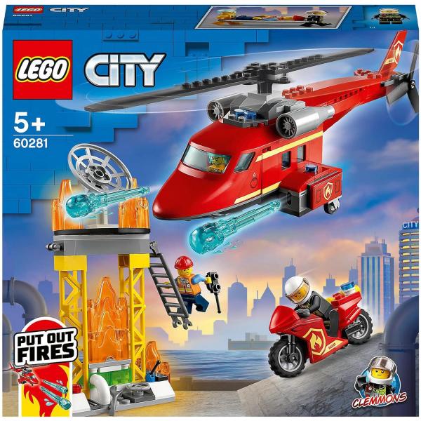 レゴ シティ 消防レスキューヘリ 60281 おもちゃ プレゼント 消防 しょうぼう ヘリコプター ...