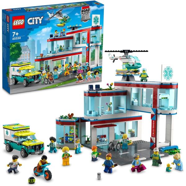 レゴ LEGO シティ レゴシティの病院 60330 おもちゃ ブロック プレゼント レスキュー 男...