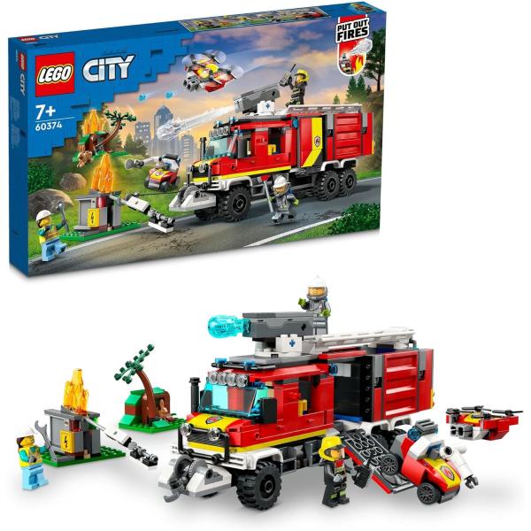 レゴ LEGO シティ 消防指令トラック 60374 おもちゃ 玩具 誕生日 プレゼント ブロック ...