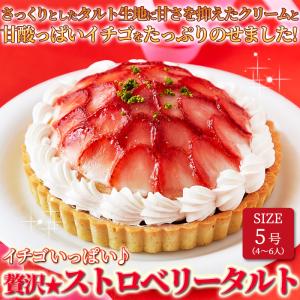 ストロベリータルト 5号 直径14cm〜15c...の詳細画像2