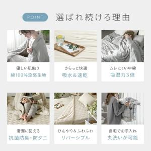 掛け布団 肌掛け布団 夏布団 タオルケット ガ...の詳細画像1