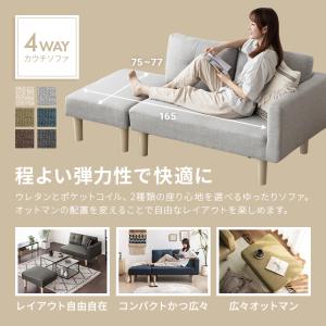 ソファー 2人掛け ソファ ウレタンタイプ オ...の詳細画像1