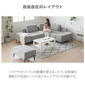 ソファー フルカバーリング ポケットコイル カ...の詳細画像4