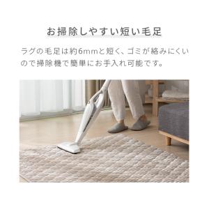 ラグ 洗える ラグマット 190×190cm ...の詳細画像5